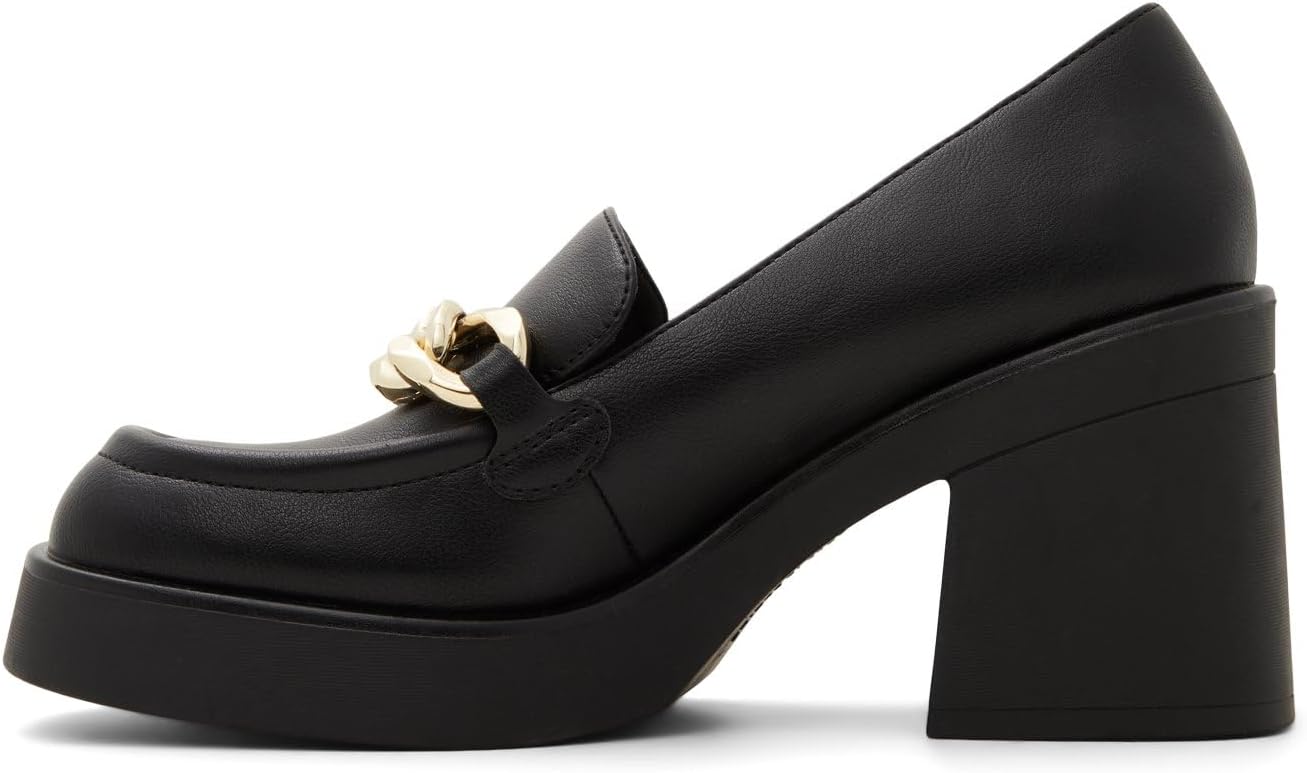 Call It Spring Women's Noella Mary Jane Flat, Black, 8