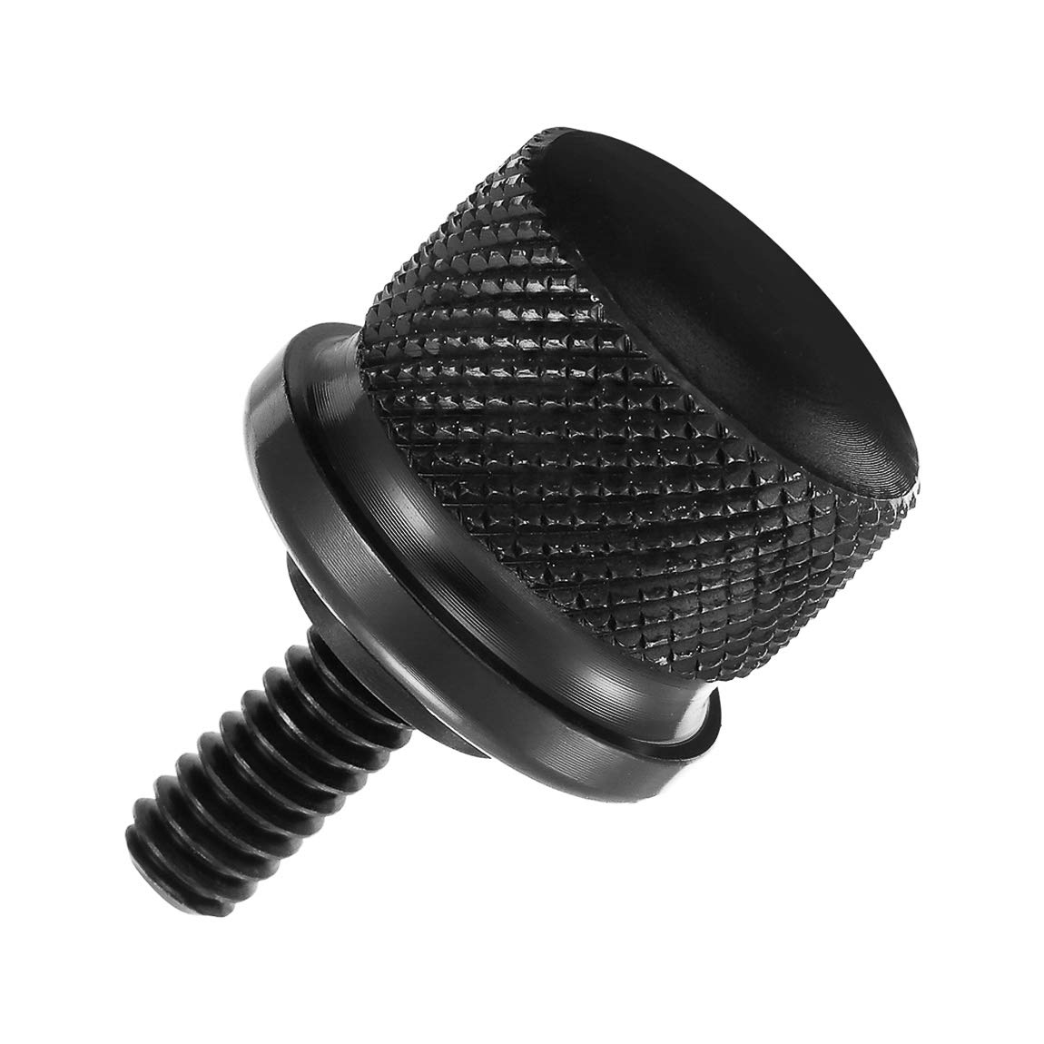 PBYMT Black Rear Fender Seat Bolt Tab Screw Compatible for Harley Davidson Softail Dyna Sportster Touring Street Glide Electra Road King 1997-2026