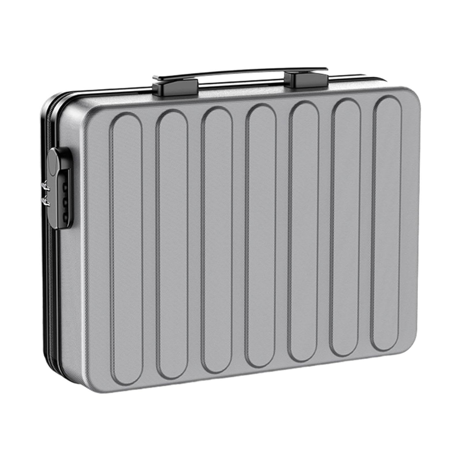 Bolsa impermeable para documentos con cerradura, organizador de archivos de bolsillo, gran capacidad, caja fuerte para guardar documentos importantes y certificados,