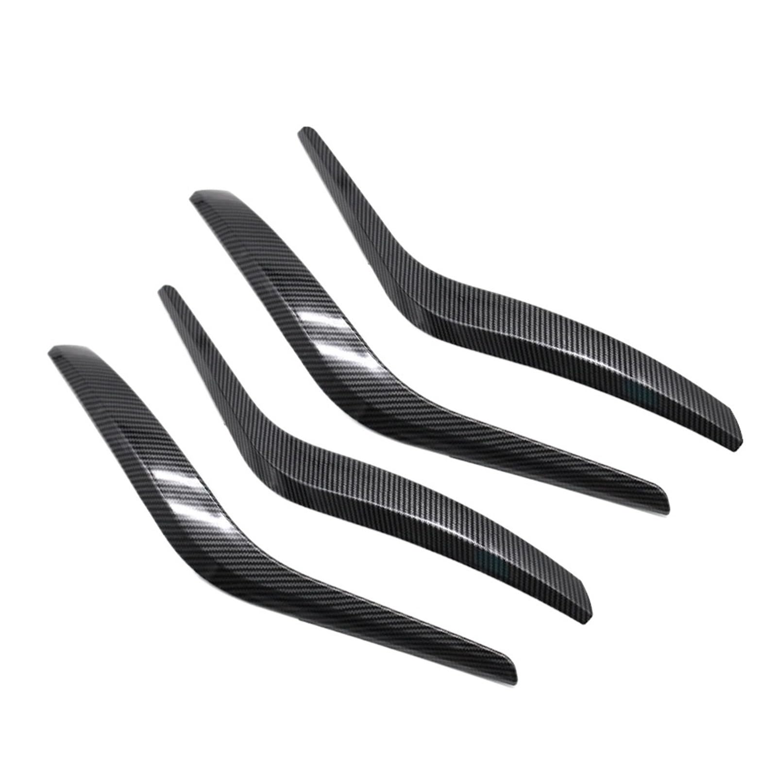Frvvpl Carbon 4Pieces Car Interior Left Right Door Pull Handle Cover Trim Replacement For Bmw For X1 For E84 2011 2012 2013 2014 2015 Car Interior