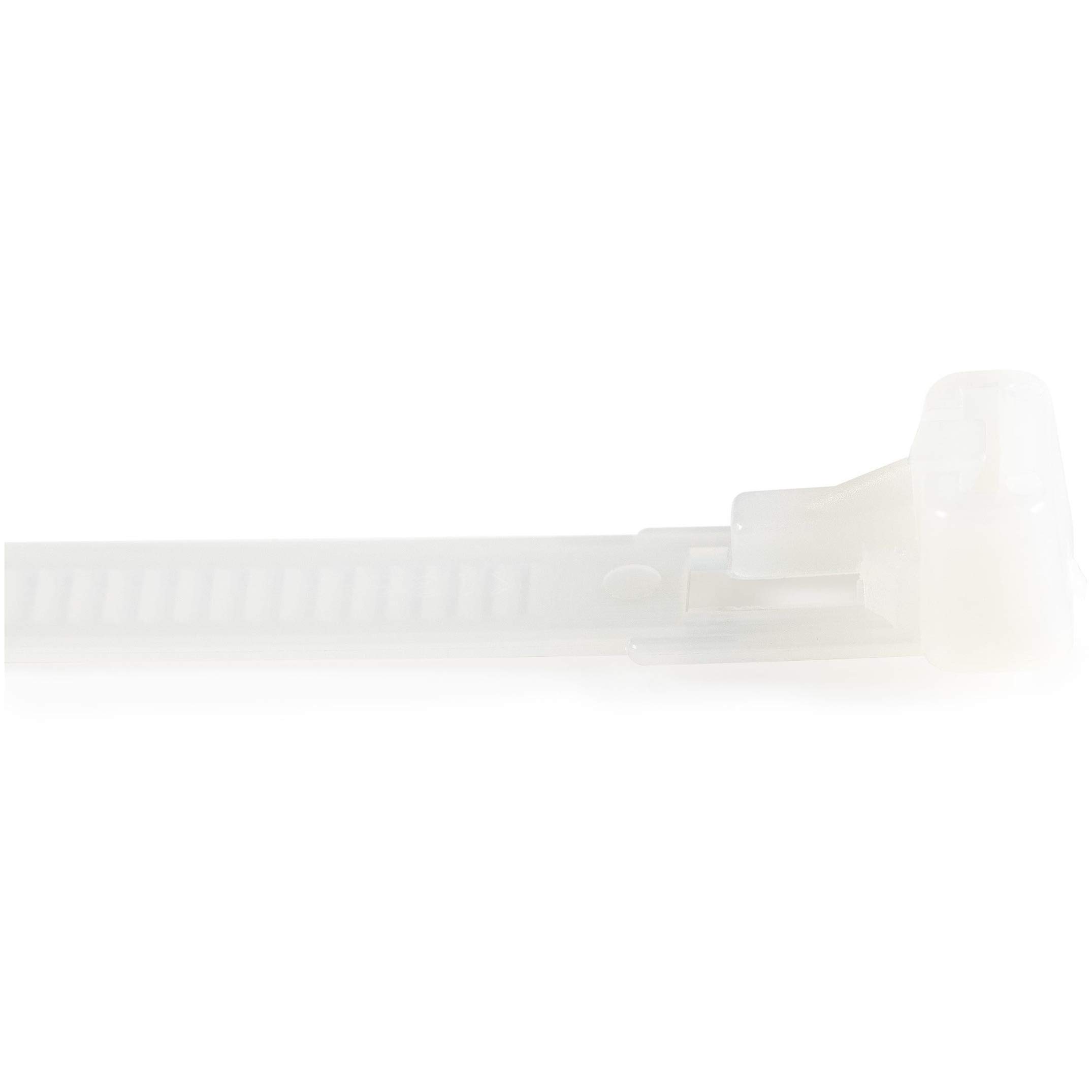 StarTech.com 15 cm opaski kablowe wielokrotnego użytku - szerokość 1/4" (7 mm), średnica 35 mm, wytrzymałość na rozciąganie, odpinane nylonowe opaski, wewnątrz/na zewnątrz, lista 94 V-2/UL, opakowanie