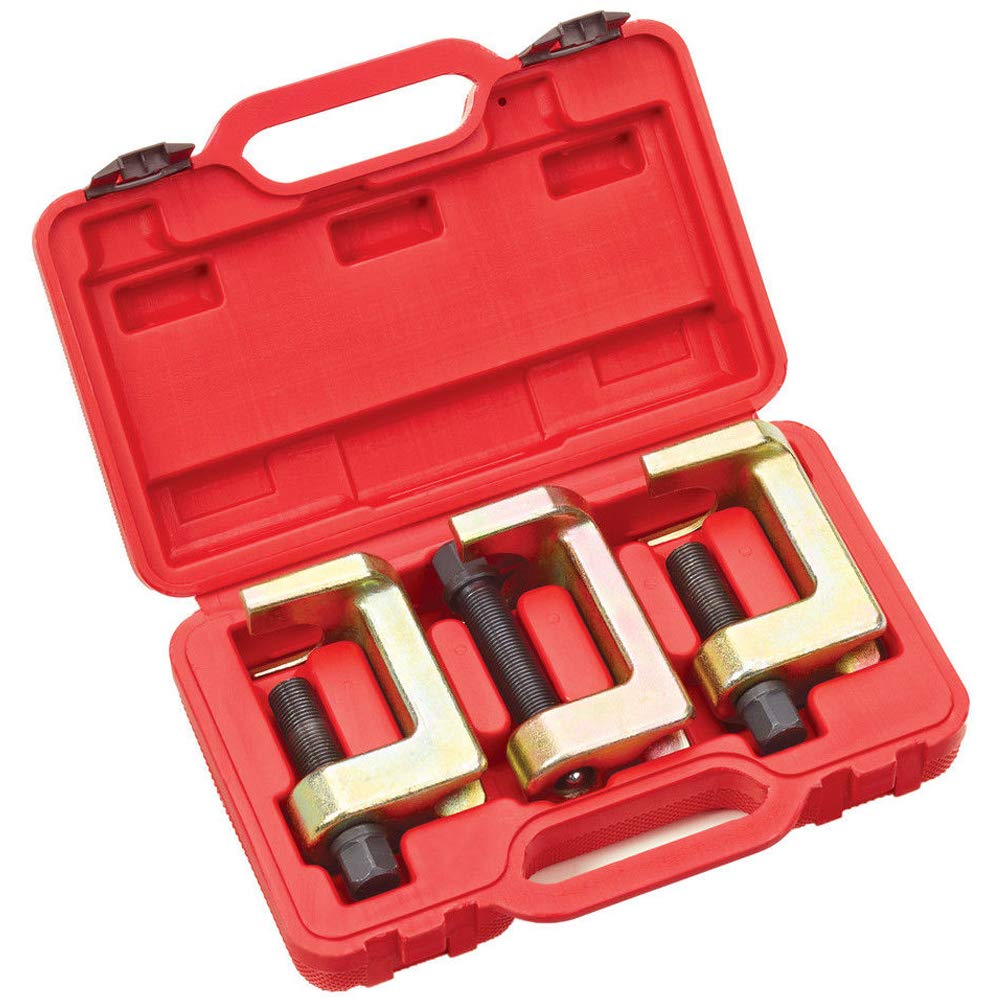 JOMAFA - JUEGO DE EXTRACTORES DE ROTULAS SEPARADOR DE ROTULAS AJUSTABLE UNIVERSALES PARA DIRECCION 3 PIEZAS 23, 28, 34 MM