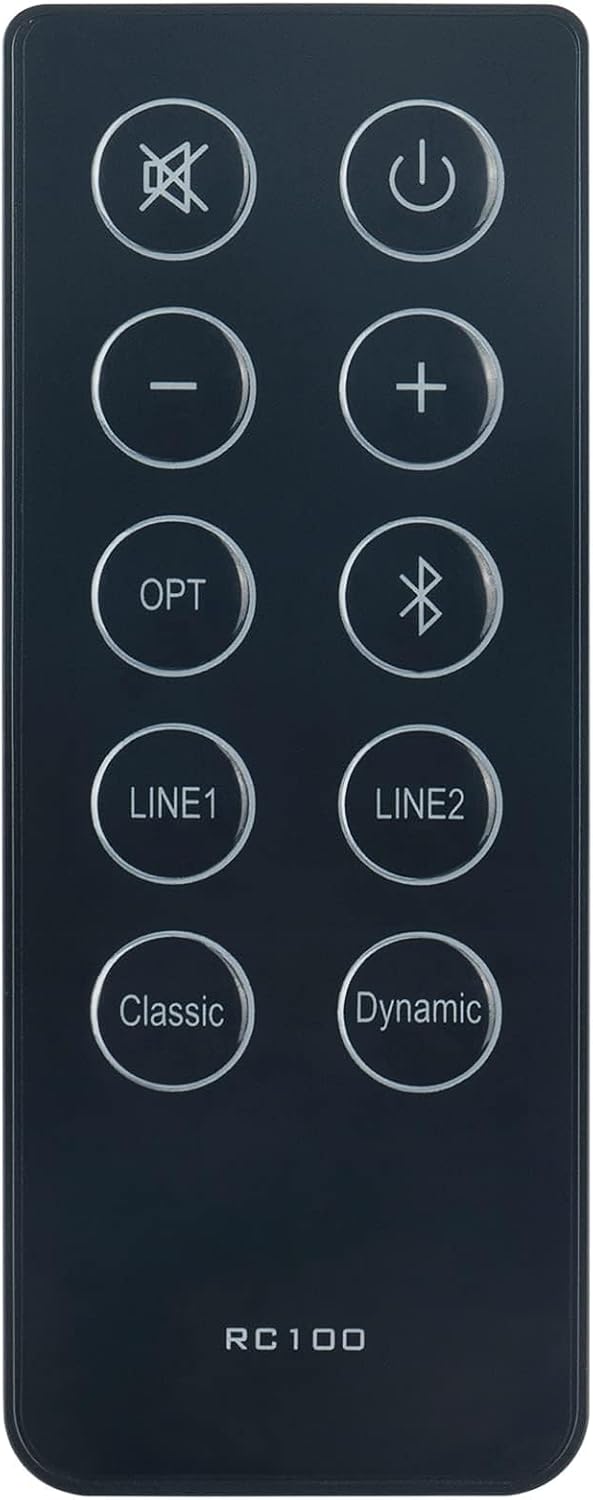 RC100 Replace Remote Control Work for Edifier Bookshelf Speaker R2000DB Active HI-FI Speakers