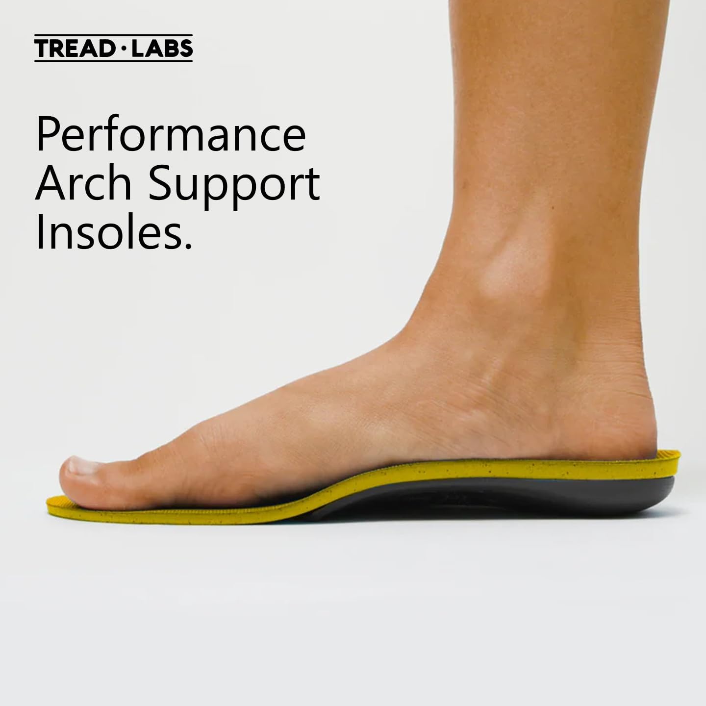 Tread Labs Dash Insoles – Carbon Fiber Insoles for Men & Women – Running Insoles & Training Shoe Inserts – Extra-Firm Performance Arch Support – Replaceable Top Covers, Million-Mile Guarantee