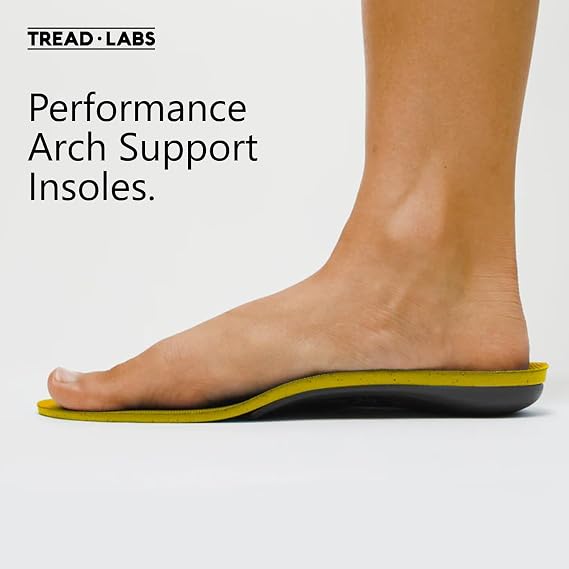Tread Labs Dash Insoles Carbon Fiber Insoles for Men & Women Running Insoles & Training Shoe Inserts Extra-Firm Performance Arch Support Replaceable Top Covers, Million-Mile Guarantee