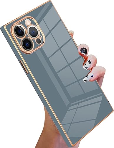 Miniatura 1 de KANGHAR Funda compatible con iPhone 12 Pro de lujo con bonito diseño de chapado de cuerpo completo, antiarañazos, a prueba de golpes, funda