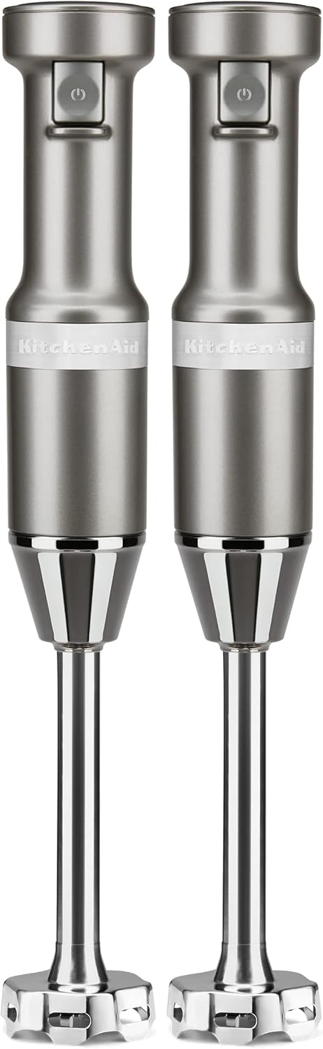 KitchenAid Variable Speed Corded Hand Blender KHBV53, Contour Silver