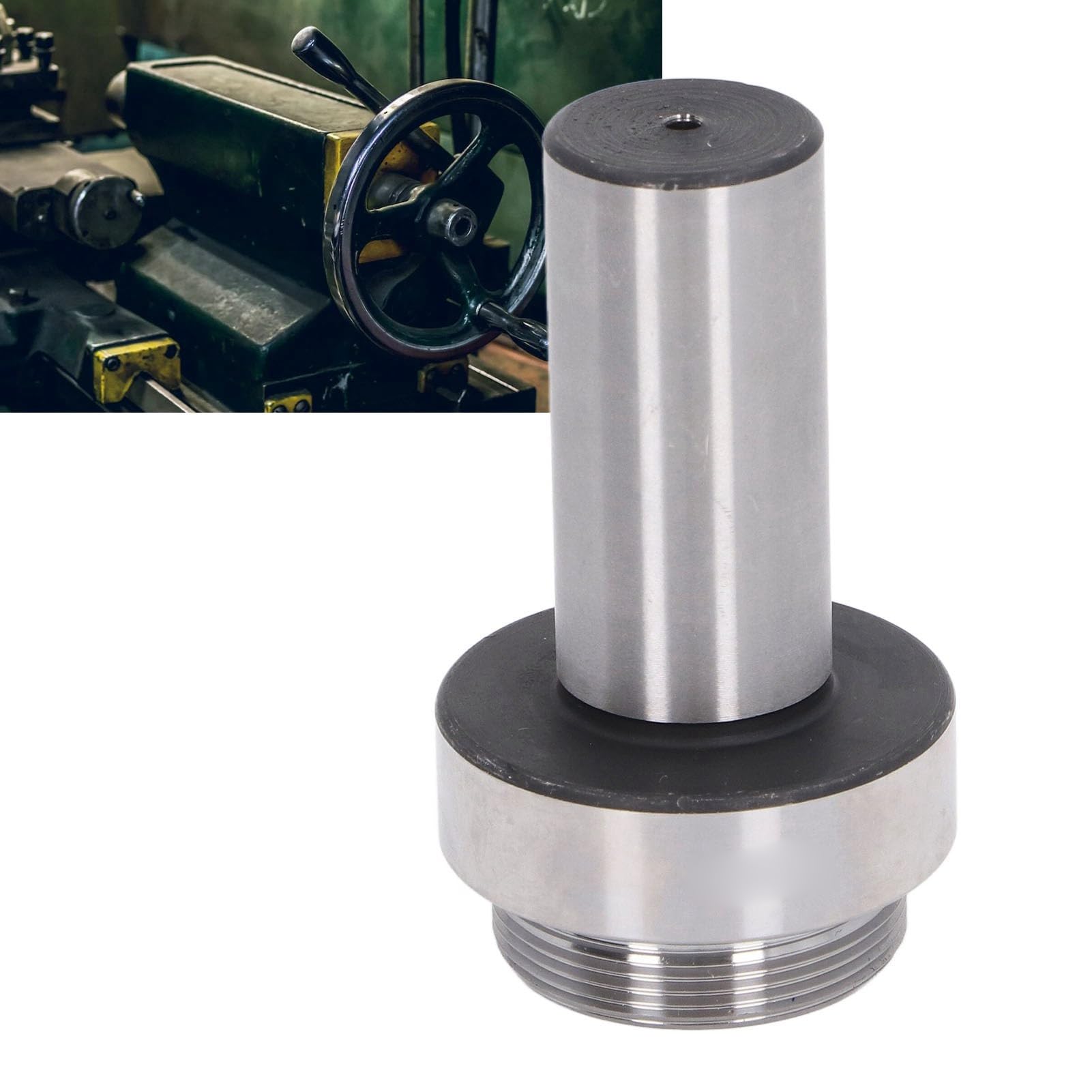 Naroote Tige de Tête d'alésage Filetée Précision 0,005 Mm C20 pour l'usinage, Inclut Boîte de Rangement, Compatible avec Tour, Fraiseuse, Rectifieuse, Perceuse, Acier à Haute Teneur en Carbone