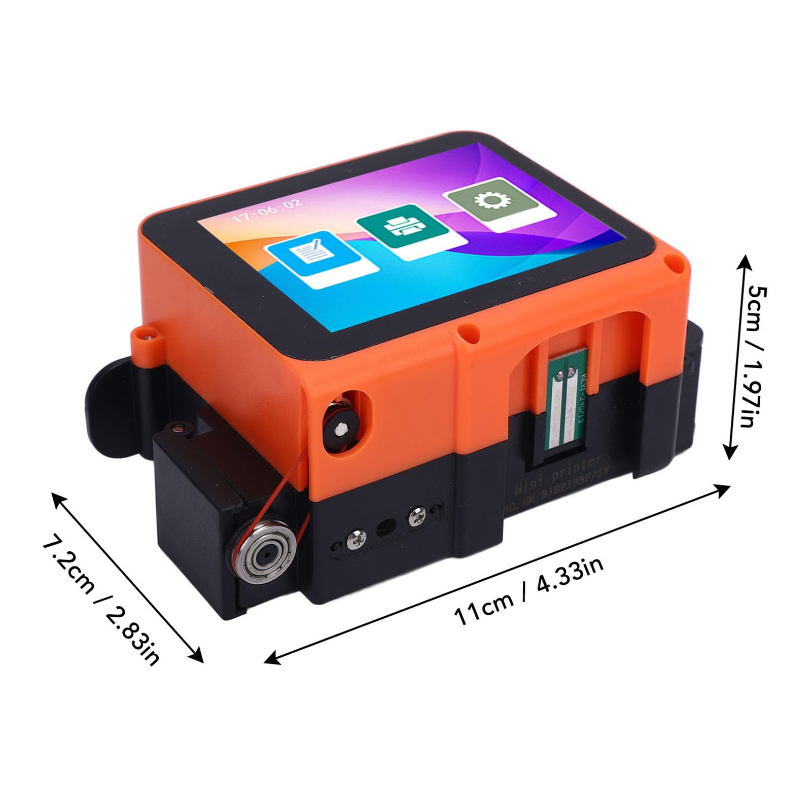 Hyuduo Imprimante Portable écran Tactile 4,3 Pouces