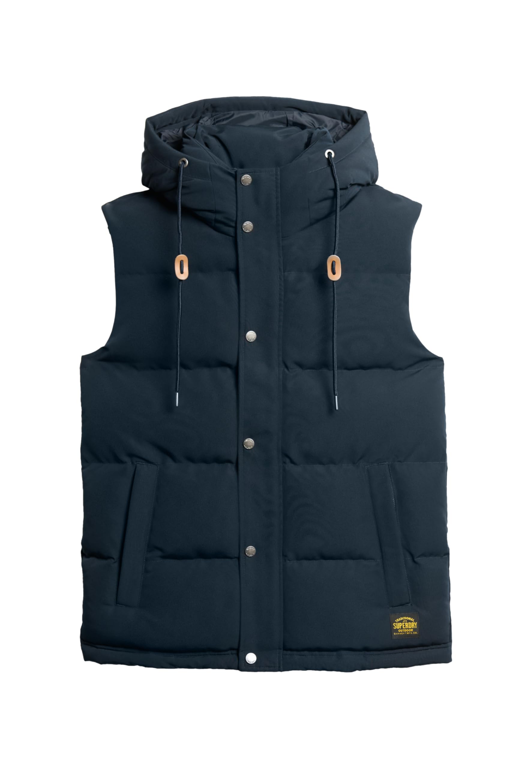 Superdry Bleu Superdry's Everest Hooded Puffer Vest