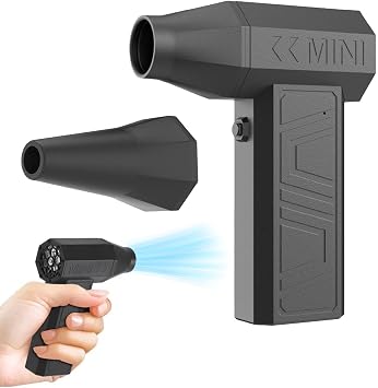 エアダスター 充電式,130000rpm 充電式 コードレス ダストリムーバー - 電動エアダスター ブロワー - パソコン 電子機器 Pc ノートパソコン 自宅 オフィス 車内 デスク ペット 男性 女性向け