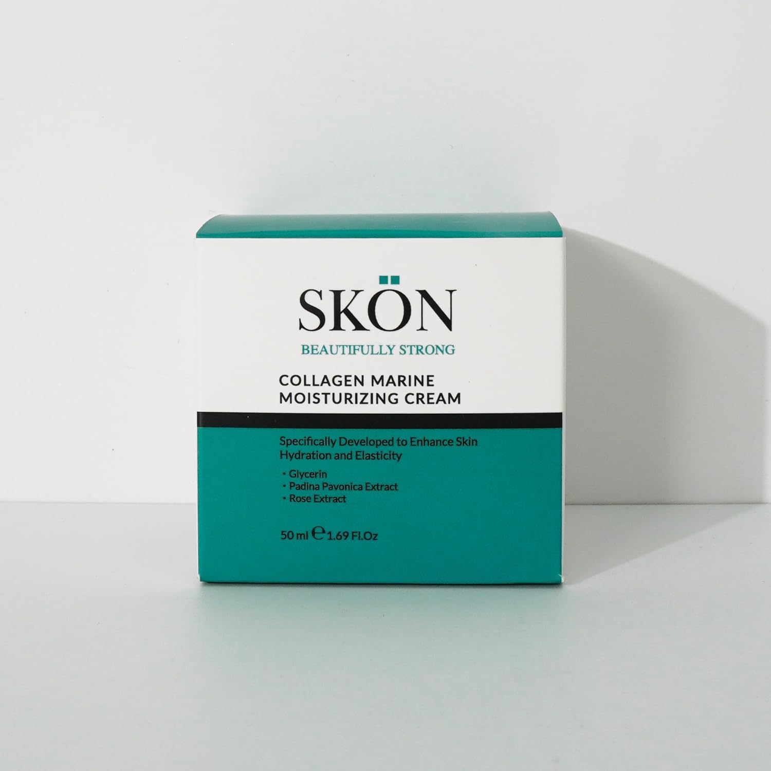 Skön Marine Collagen Cream – Anti-Aging & Anti-Wrinkle Face Moisturizer for Women – Hydrating Day & Night Cream with Padina Pavonica & Rose – Firming Collagen Boosting Cream for Radiant Skin 50ml - Image 2
