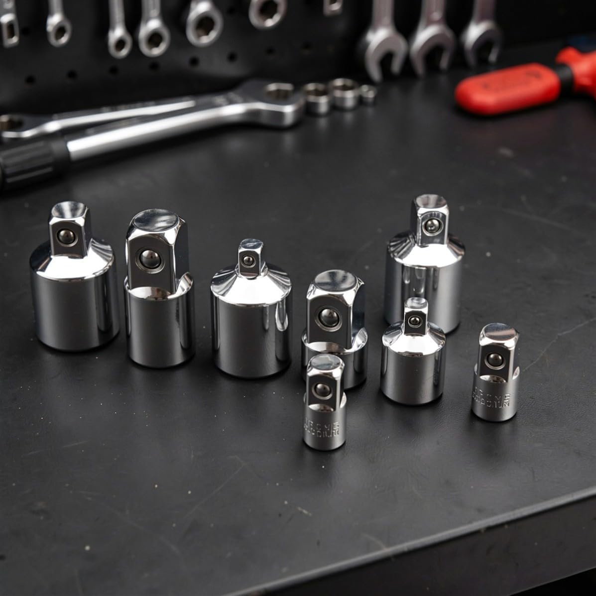 2 Sets Hexagonal Socket Adapter Set, High Precision Drive Converter