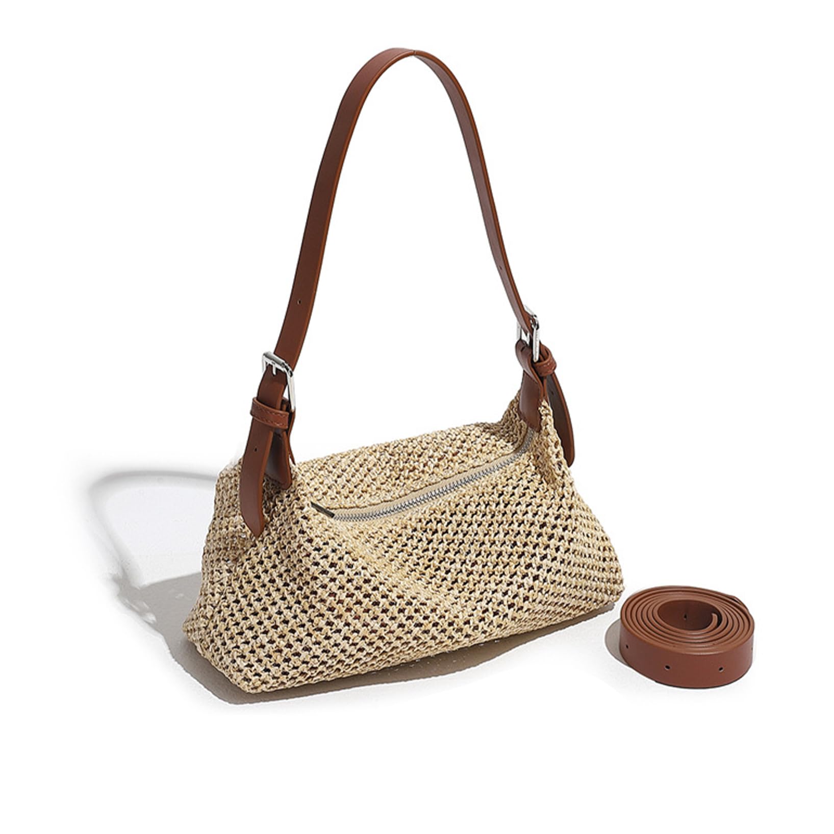 トートバッグ hai Vera Checkerboard Bag (Brown & Ivory) 하이(Hai) | 하이 hai Vera Checkerboard bag (brown & ivory