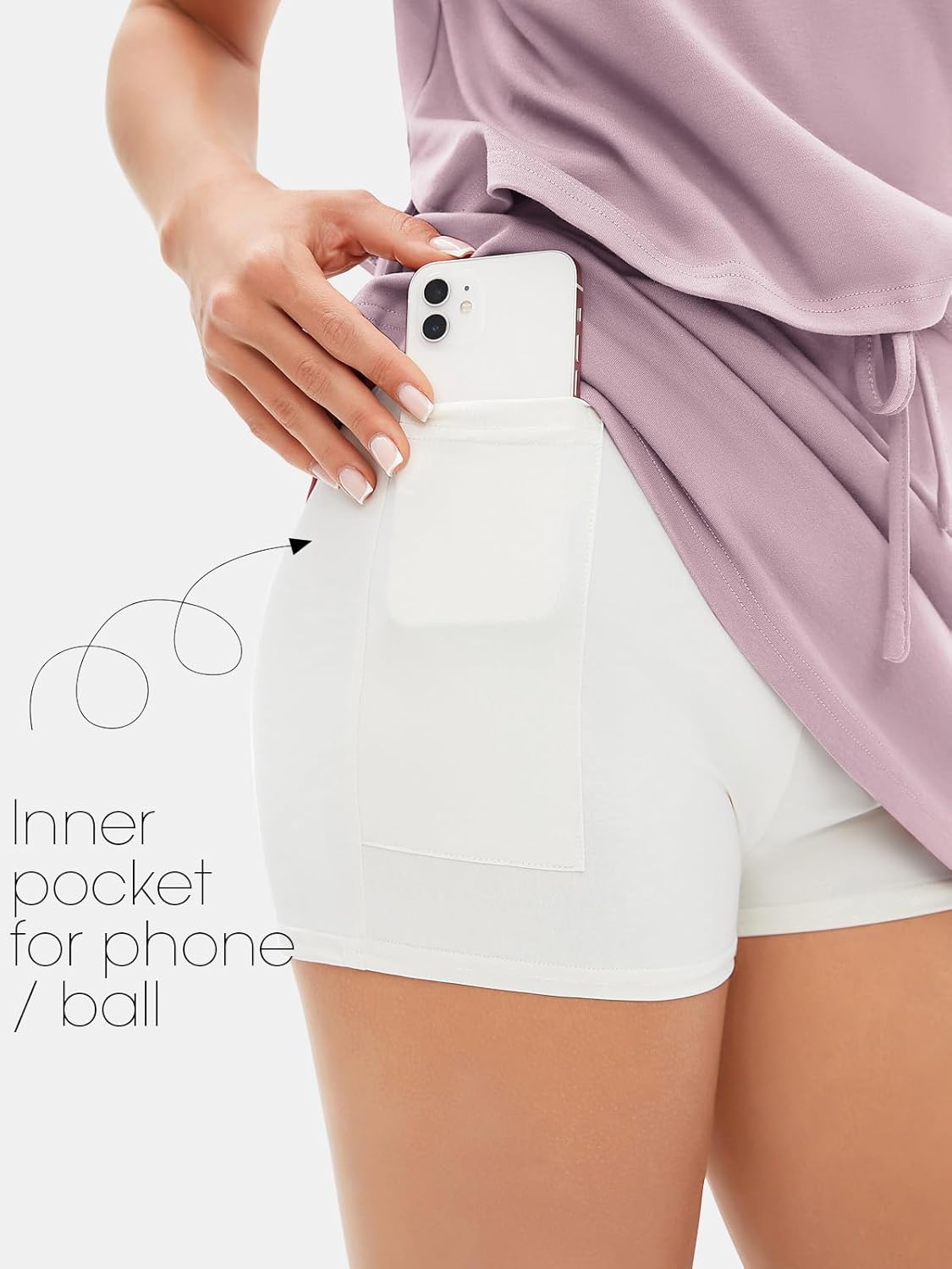 EXLURA Womens Summer 2 Piece Short Skirt Sets Short Sleeve Tshirt Matching Tennis Skort Cotton Airport Travel Vacation Outfit - Image 5