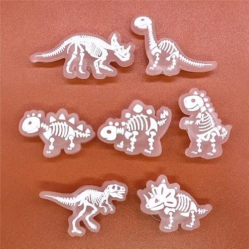 Pequano Dinosaur Shoe Charms Decoration With 1 Bracelets,Charms For Boys Pvc Pins Decoration For Clog Shoes Bracelets Dinosaurs Themed Party Favor #TOP2