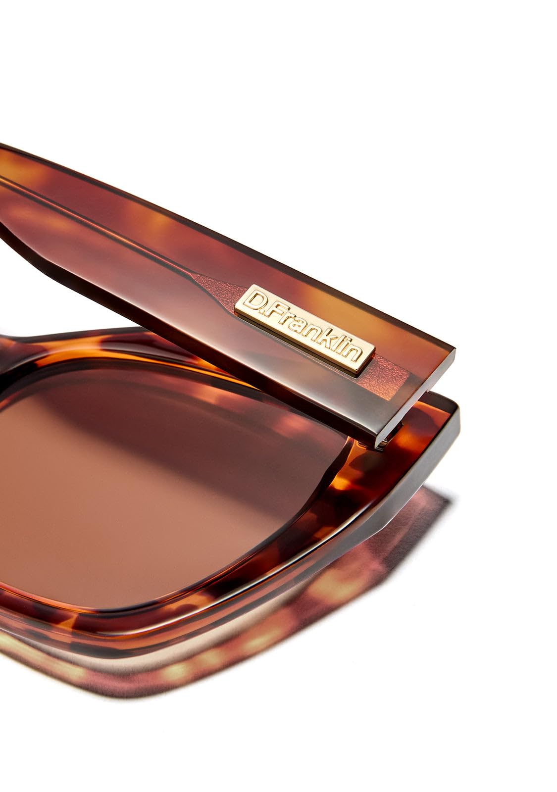D.Franklin Occhiali da sole - Unisex - Con lenti protettive UV - Modello rizz - Quadrati - Per uomo e donna - Sunglasses
