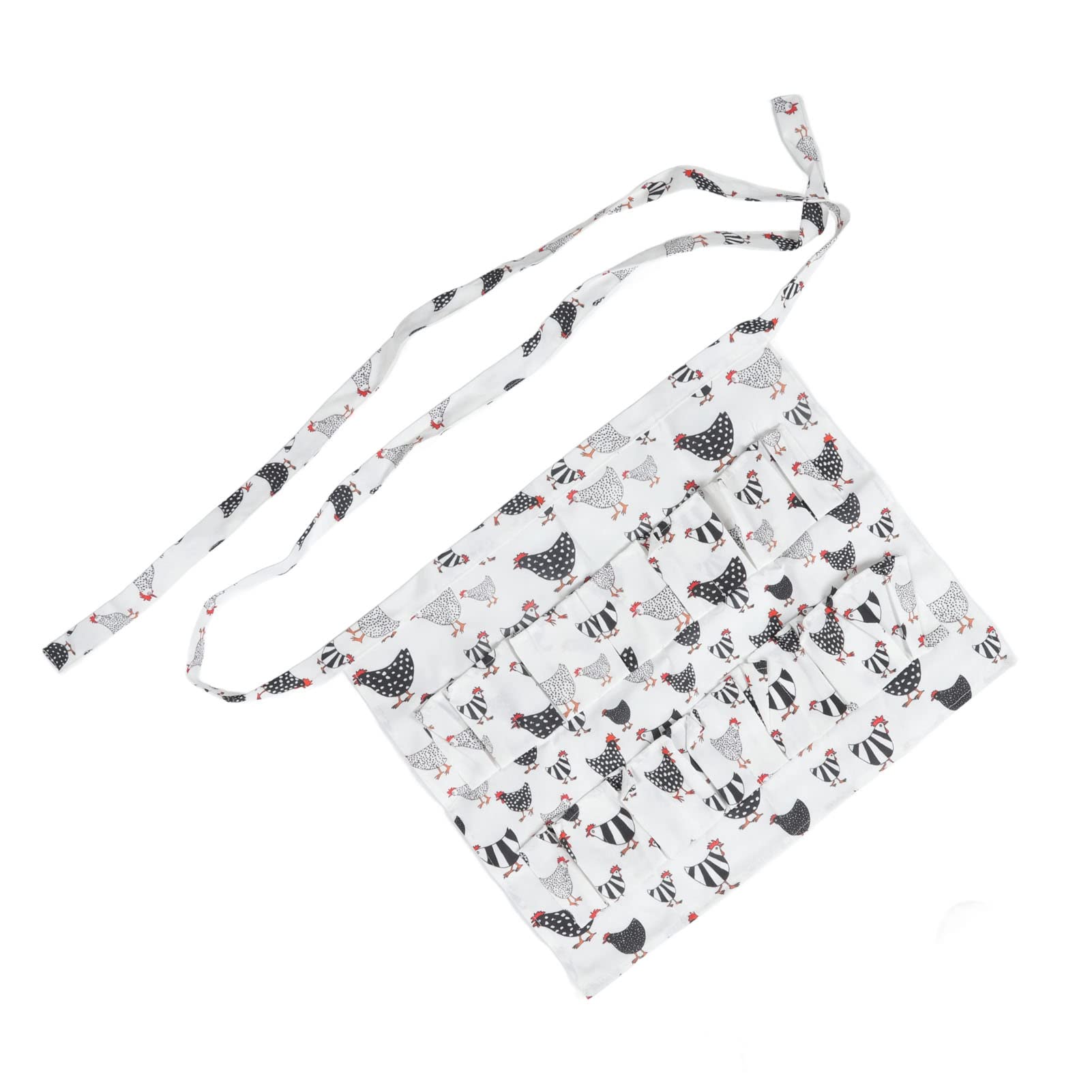 Cocoarm Grembiule per Uova Grembiule per Raccolta Uova in Tessuto 12 Tasche Stile Adulto L per Galline Oche di Quaglia Raccolta Mani Libere Trasporto per Uso in in Stalla Agricola