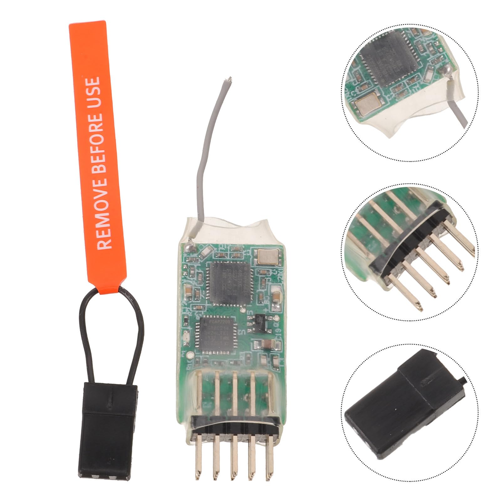 TOYANDONA Receptor RC de 4 Canales para Avión Teledirigido Micro