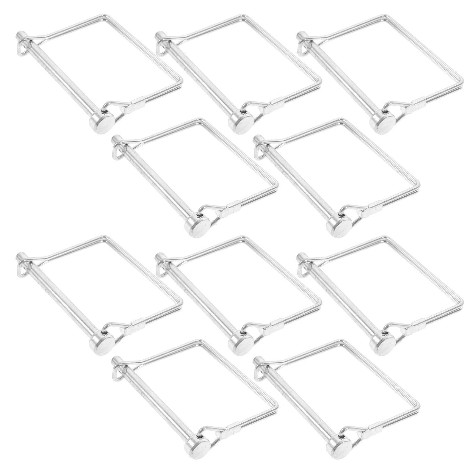 10 Pezzi Perno Aggancio Rimorchio Pin Sicurezza Versatile Bloccaggio Rimorchio Leggero Resistente Facile Installazione per Veicoli Diversi