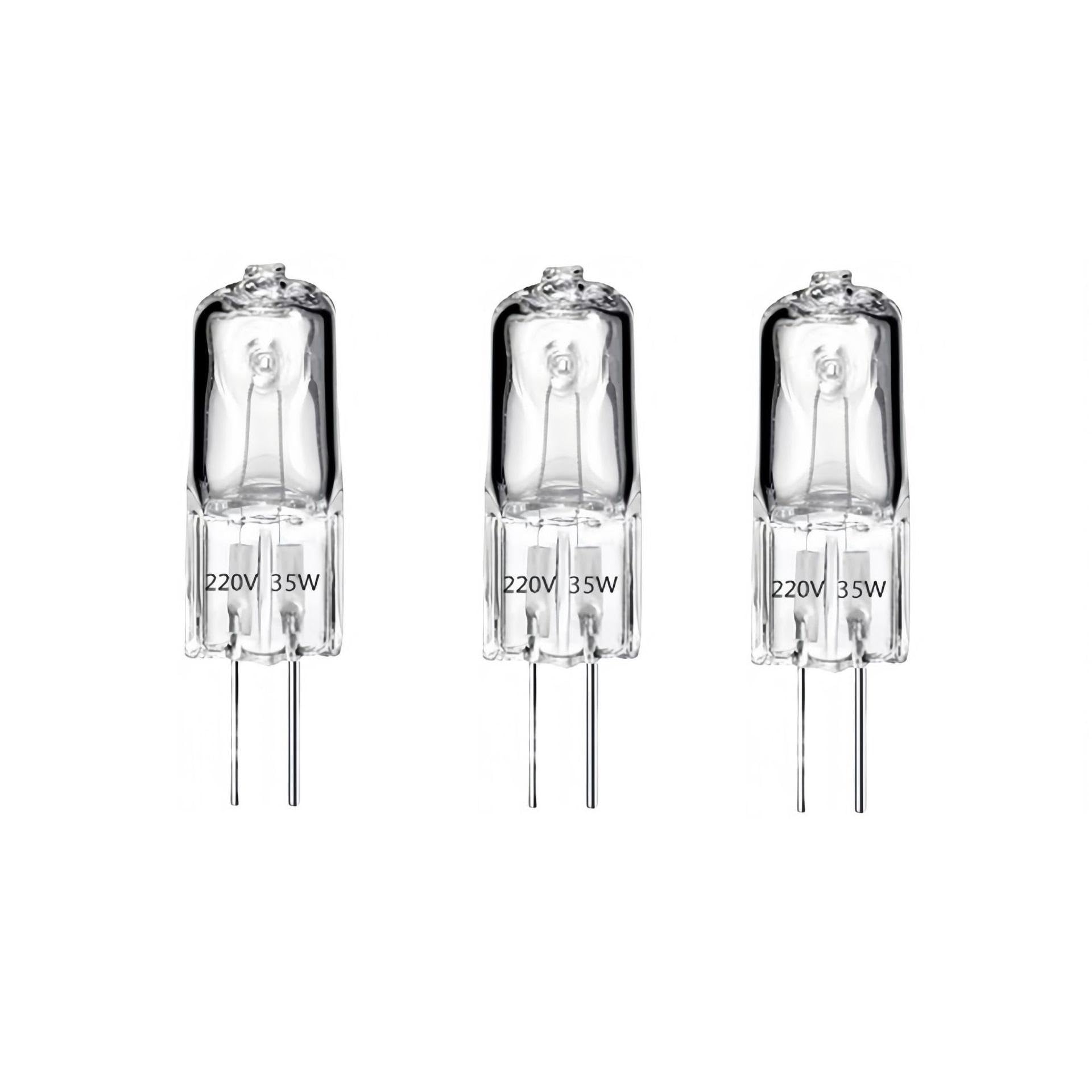 LISOCLU G5.3 G4 G6.35 Halogen Lamp Bead Melting Wax Aromatherapy Lamp Bulb Plug Type Halogen Lamp G4/230V 20W