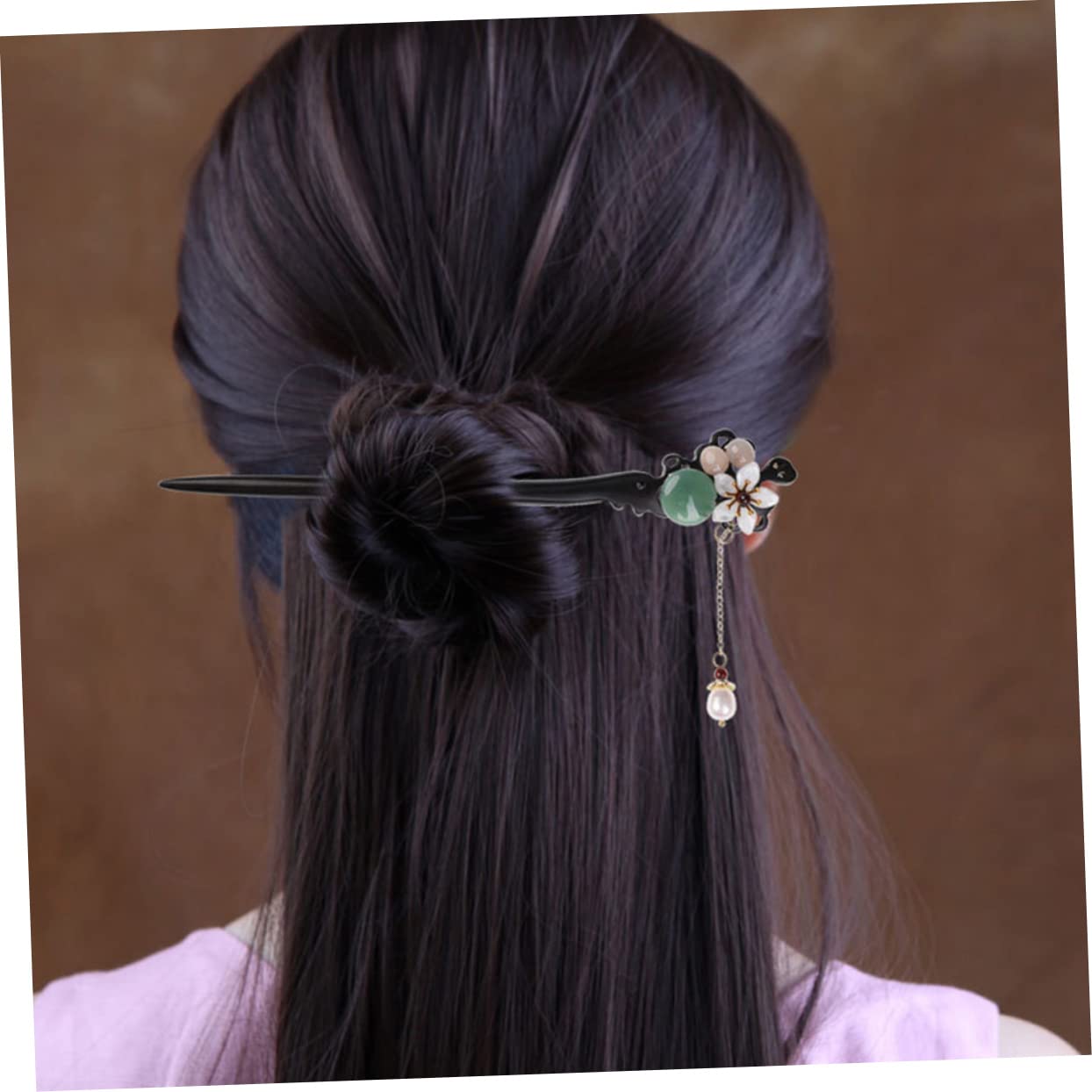 FRCOLOR 5stücke Haarnadel Mit Perlenquaste Chinesischer Stil Retro Haarstyling Zubehör Für Frauen Für Hochzeiten Und Besondere Anlässe Elegante Haarstäbchen Für Lange Frisuren