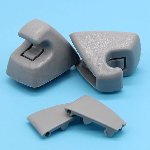 Miniatura 9 de 2 piezas de soporte de clip de visera solar interior para Chevy Silverado 07-13 Tahoe reemplazo para GMC Sierra 1500 para Yukon 07-13. OEM 15882854.