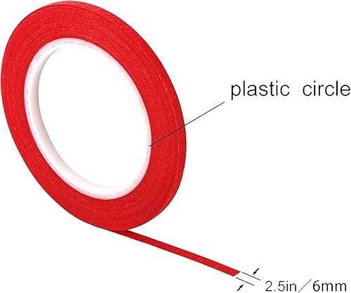 Miniatura 2 de ANCIRS Paquete de 3 cintas para pintores de 14 pulgadas por 60 yardas, cinta adhesiva con acabado fino y estrecho y borde de fácil extracción de 14