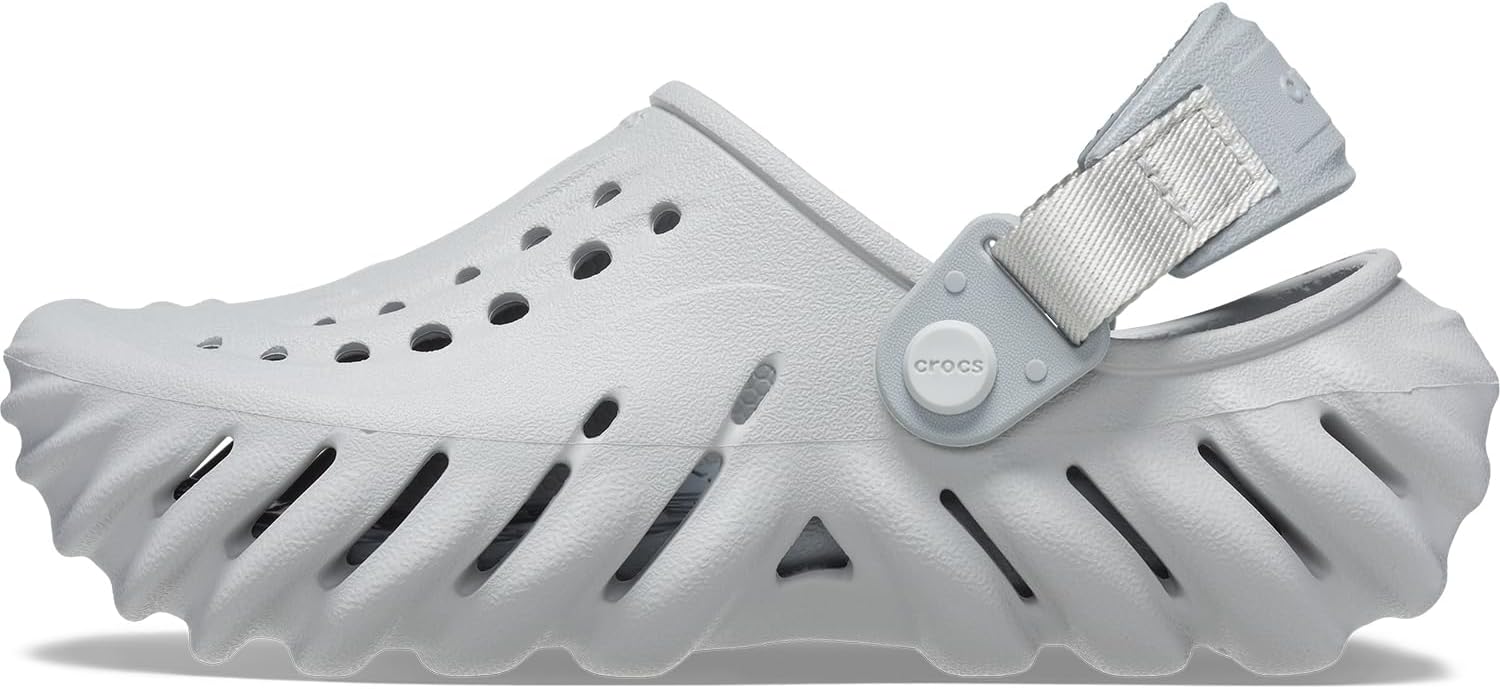 Crocs Echo Clogs, Atmosphere, 1 US Unisex Little Kid