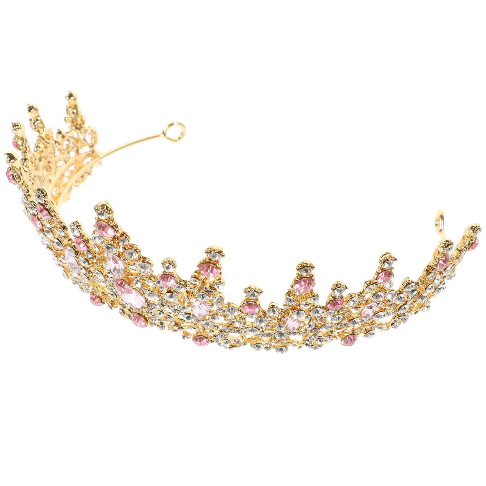 Mikinona Nupcial Tiara De Cumpleaños De Diadema De Novia Boda De Niña Barroco Nupcial Boda Nupcial De Princesa Accesorios Para El Cabello De Princesa Para Niñas