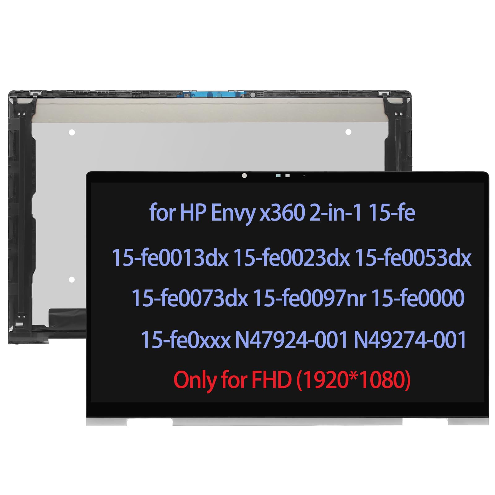 Amazon.com: N47924-001 N49274-001 LCD Replacement for HP Envy x360