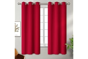 BGment Room Darkening Curtains: Red Blackout Elixir for Bedroom Bliss