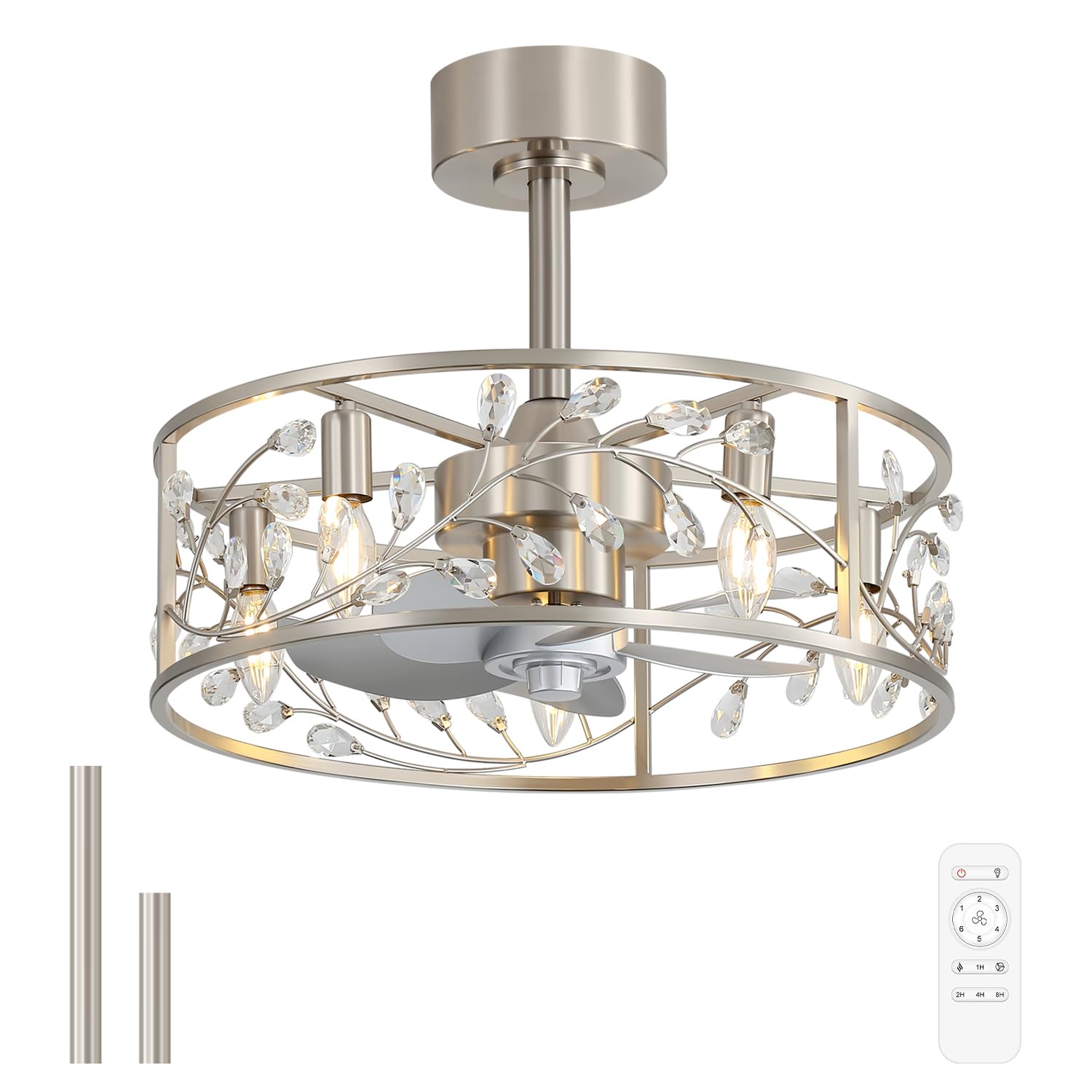 Breezary 20-Inch Caged Ceiling Fan