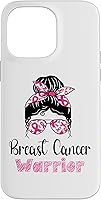 Vista 21 de iPhone 16 Breast Cancer Warrior Breast Cancer Awareness Case