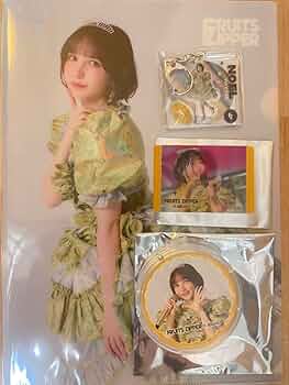 FRUITS ZIPPER ユニフォームとグッズセット 早瀬ノエル fruits zipper RAFFLEくじ 早瀬ノエル 全身アクキーB バッジ