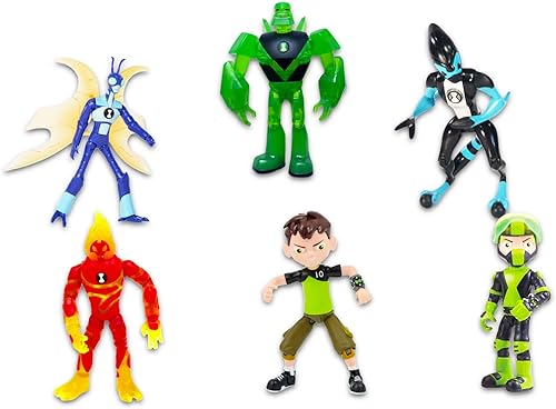 Miniatura 2 de WARNER BROS PICTURES Ben - Paquete de 10 figuras para niños, paquete con 6 figuras de acción de Ben 10, Stinkfly, Diamondhead, More Plus,