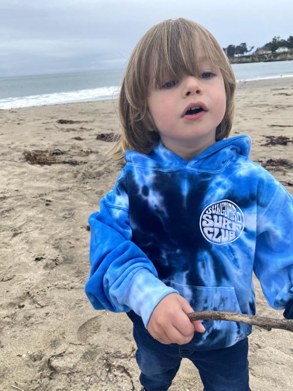 Sunguard Surf Club Tie Dye Hoodies for Girls, Boys, Toddler- Tie Dye Hoodie Kids for Layering - 100% Cotton (2-12years)4