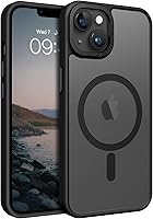 Vista 25 de BENTOBEN Funda magnética para iPhone 13 y iPhone 14 [compatible con Magsafe] Funda translúcida mate para iPhone 13/14, delgada, a prueba de golpes