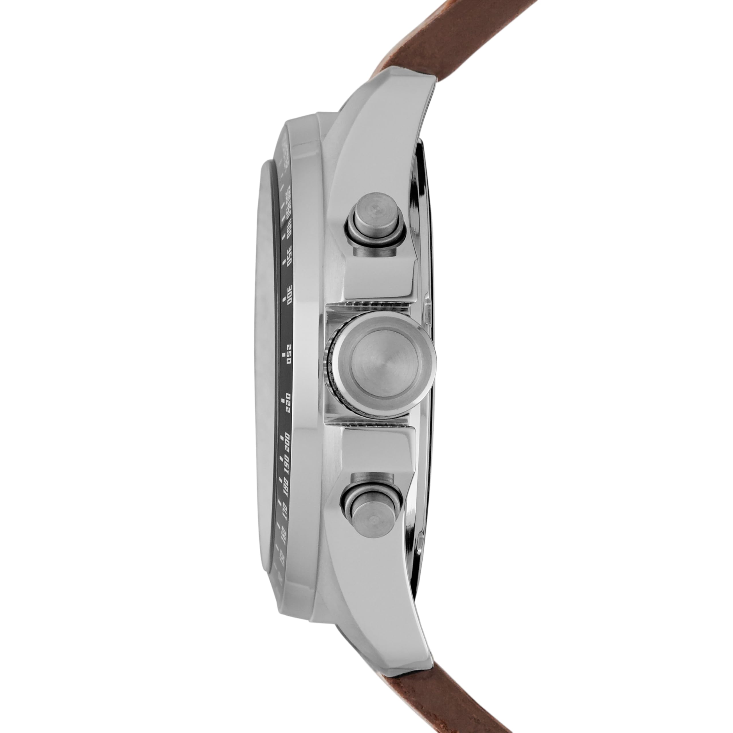 Fossil Orologio Decker da uomo, movimento cronografo al quarzo con cinturino in pelle