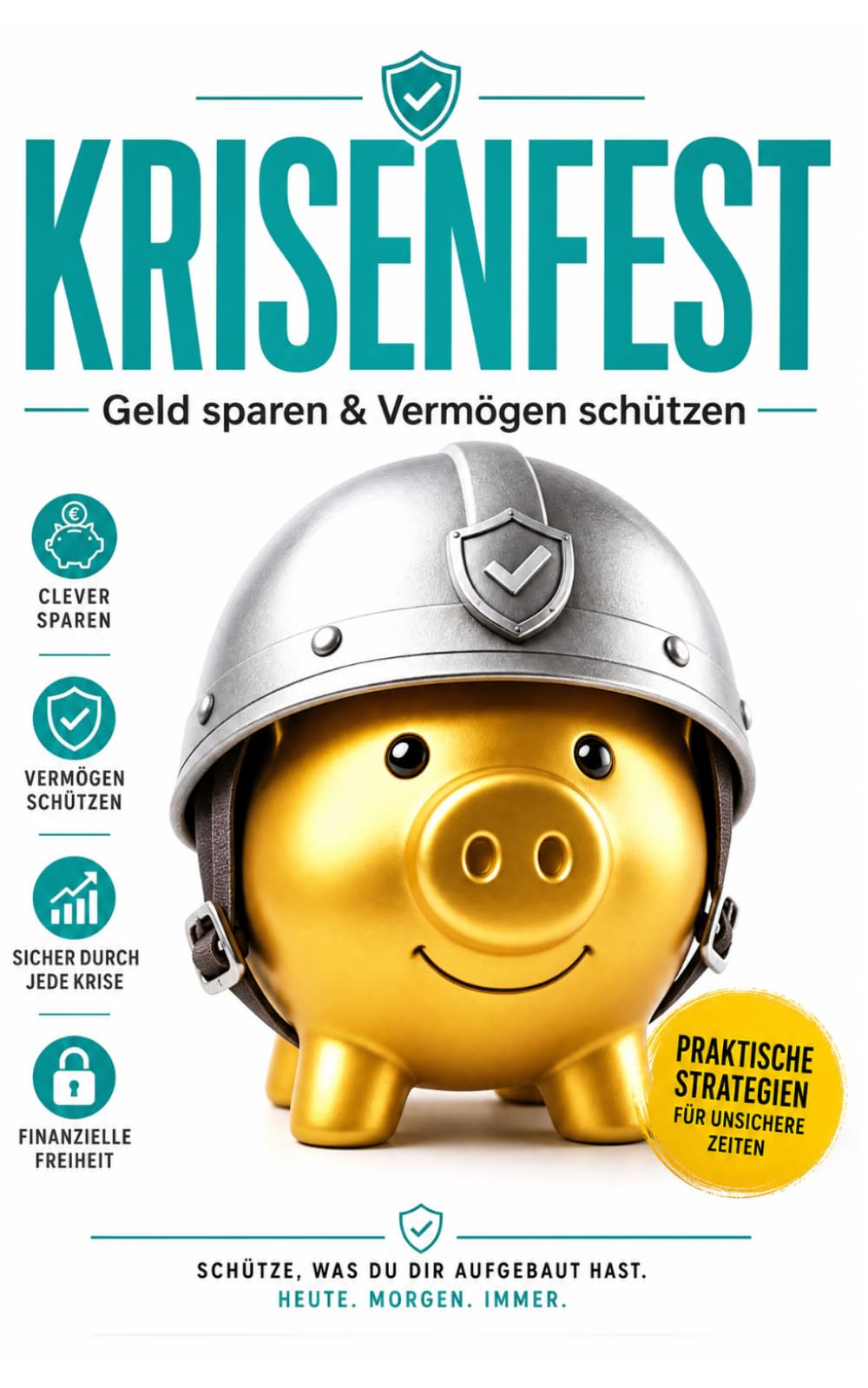 Krisenfest - der ultimative Finanz-Ratgeber: Praktische Strategien, Tipps und Tricks, um in schwierigen Zeiten Geld zu sparen und Vermögen zu schützen