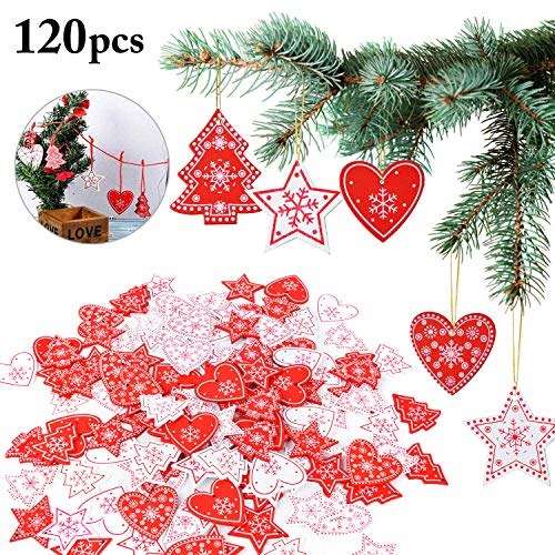 ZOYLINK 120PCS Ornamenti per Albero di Natale