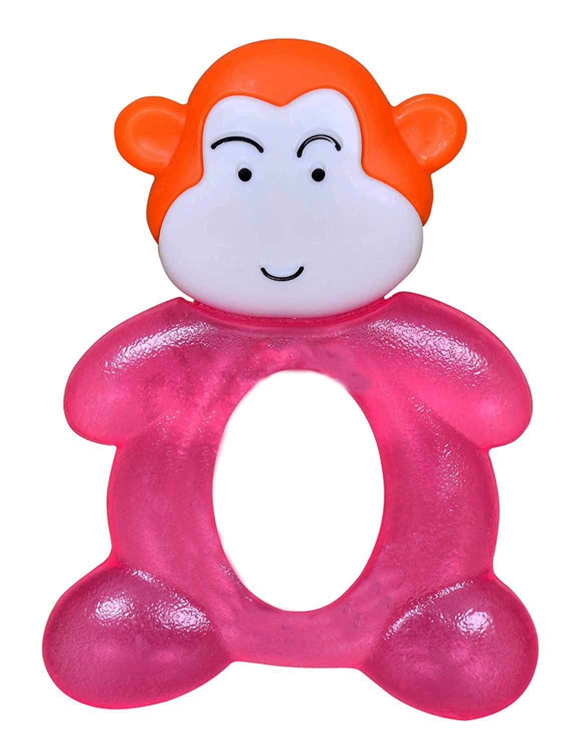 Tinny Tots Baby Water Filled Teethers Soothers Food Nibbler/Feeder/Silicone Soother for Babies Gum Tooth Pain Relief for Infants/Toddlers/New Borns(3 Months+;Bear)