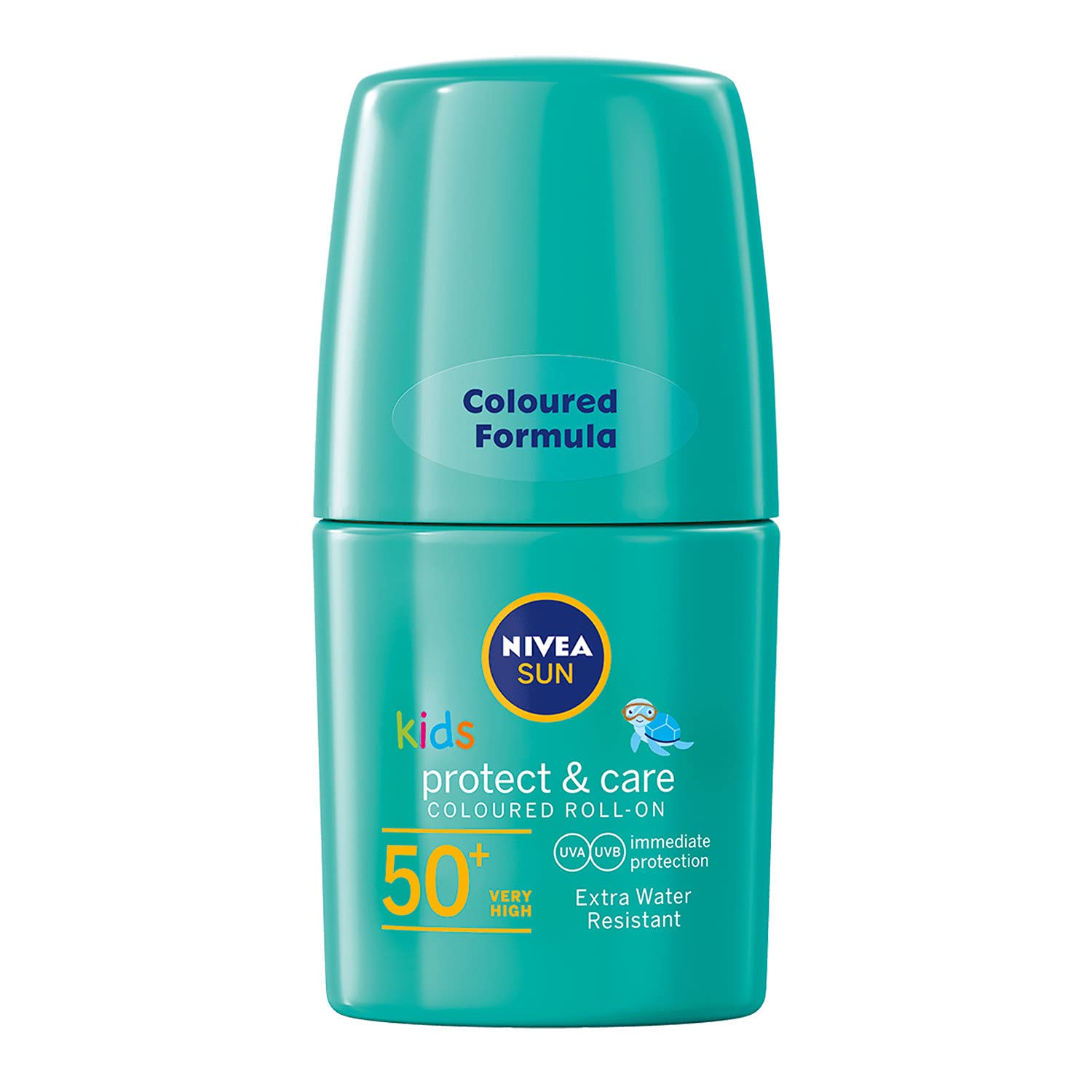 Nivea Sun Kids Protect & Care Coloured Roll-On Green, Spf 50+, 50ml