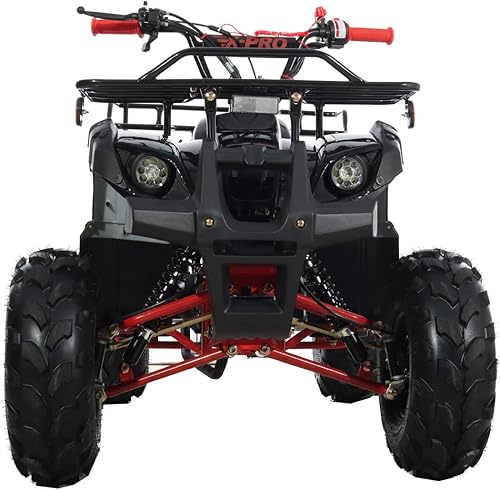 Miniatura 3 de X-PRO - Cuatrimoto de 150cc con luces LED y neumáticos grandes de 41cm. (Color negro, paquete de fábrica)