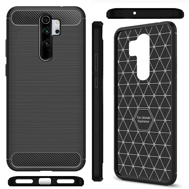 Image of Basic Case for Mi Redmi Note 8 Pro (Carbon Fibre Black)