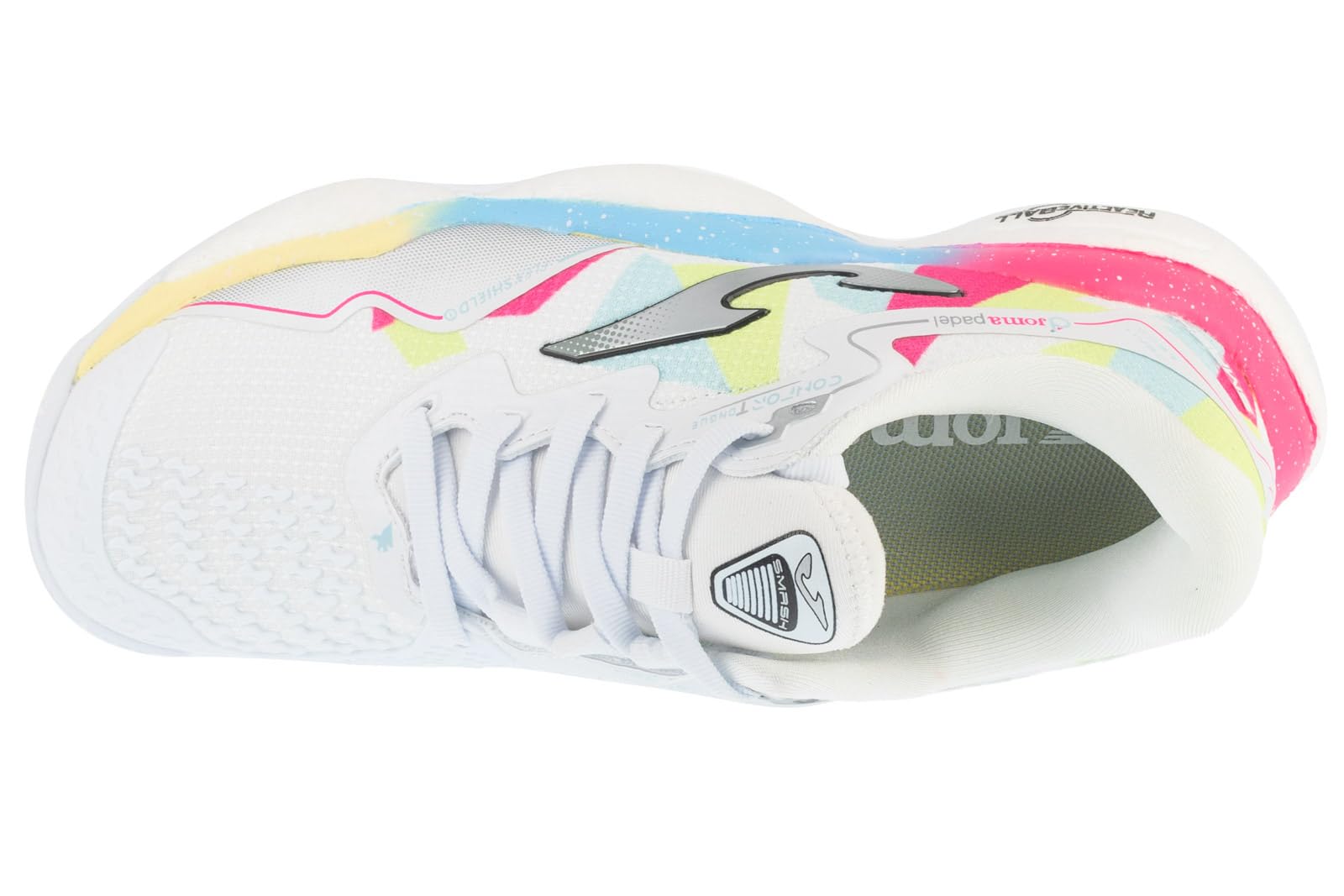 Joma Smash Lady Padel Shoes, Blanco, 39 EU