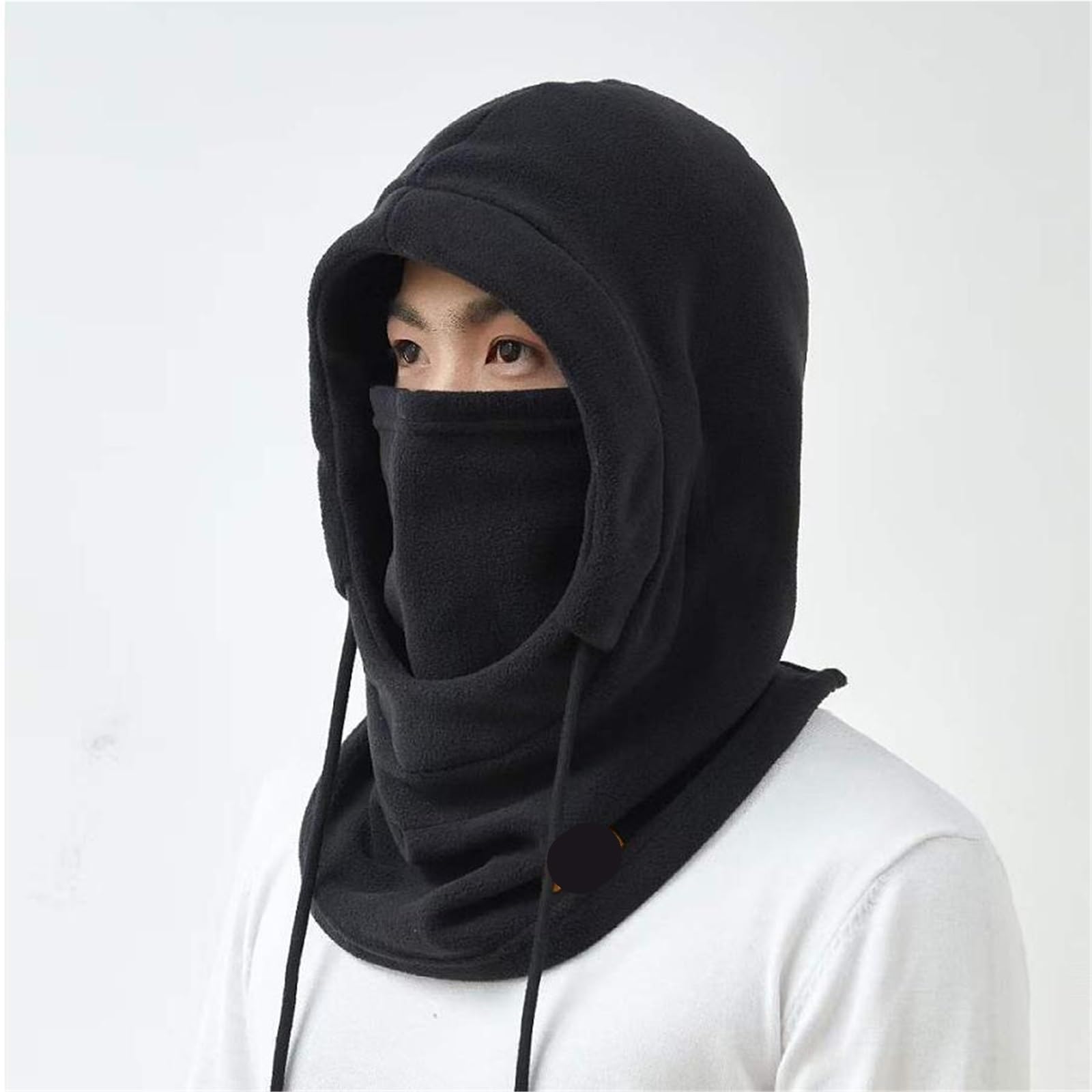 2 pezzi cappello invernale con maschera scaldacollo 3 in 1 berretti antivento for uomo donna mascherato berretto da ciclismo cappuccio per Attività