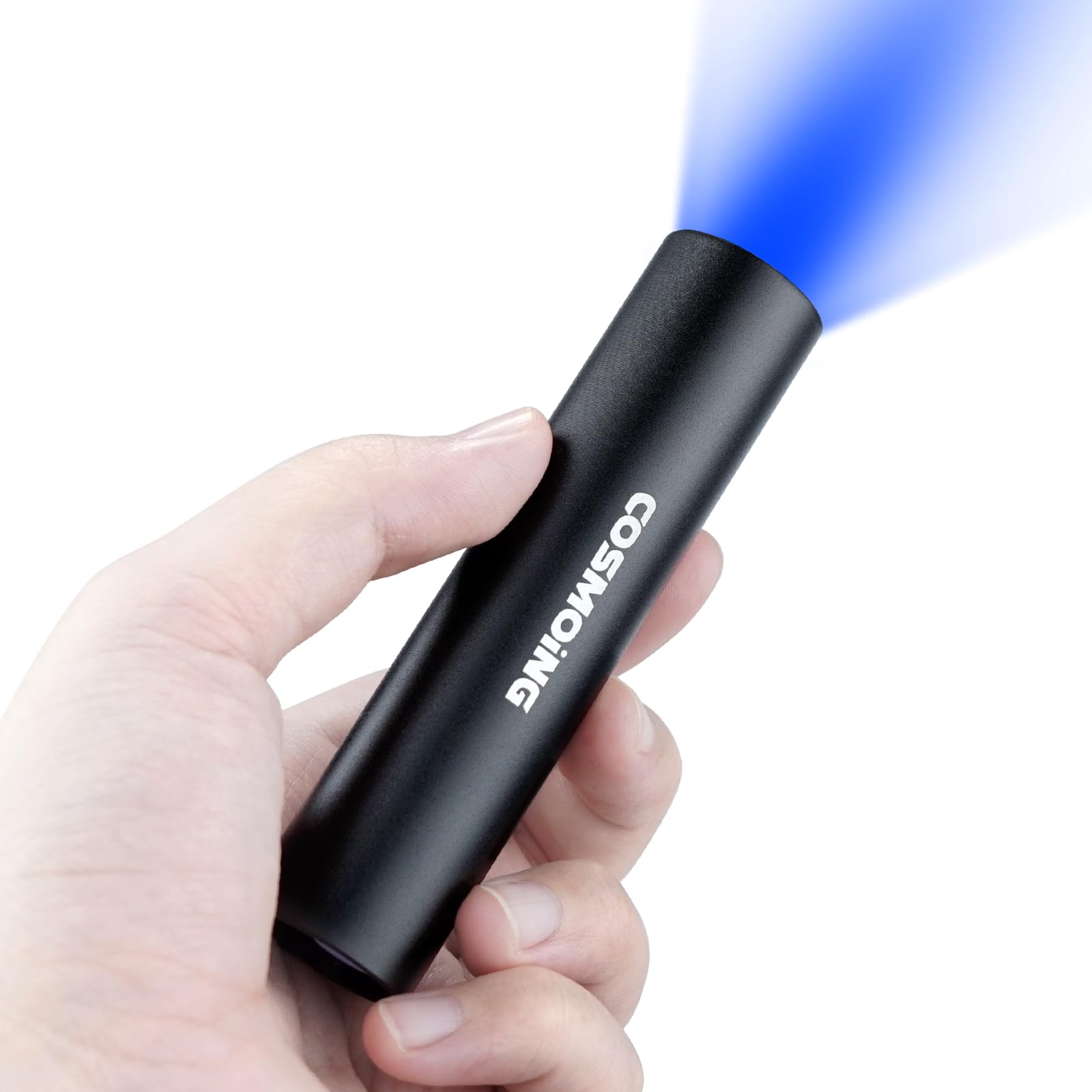 Linterna UV recargable por USB, luz negra de 365 nm (paquete de 3), mini y potente linterna ultravioleta detector portátil para orina de mascotas, manchas de gato y perro, escorpión, chinches