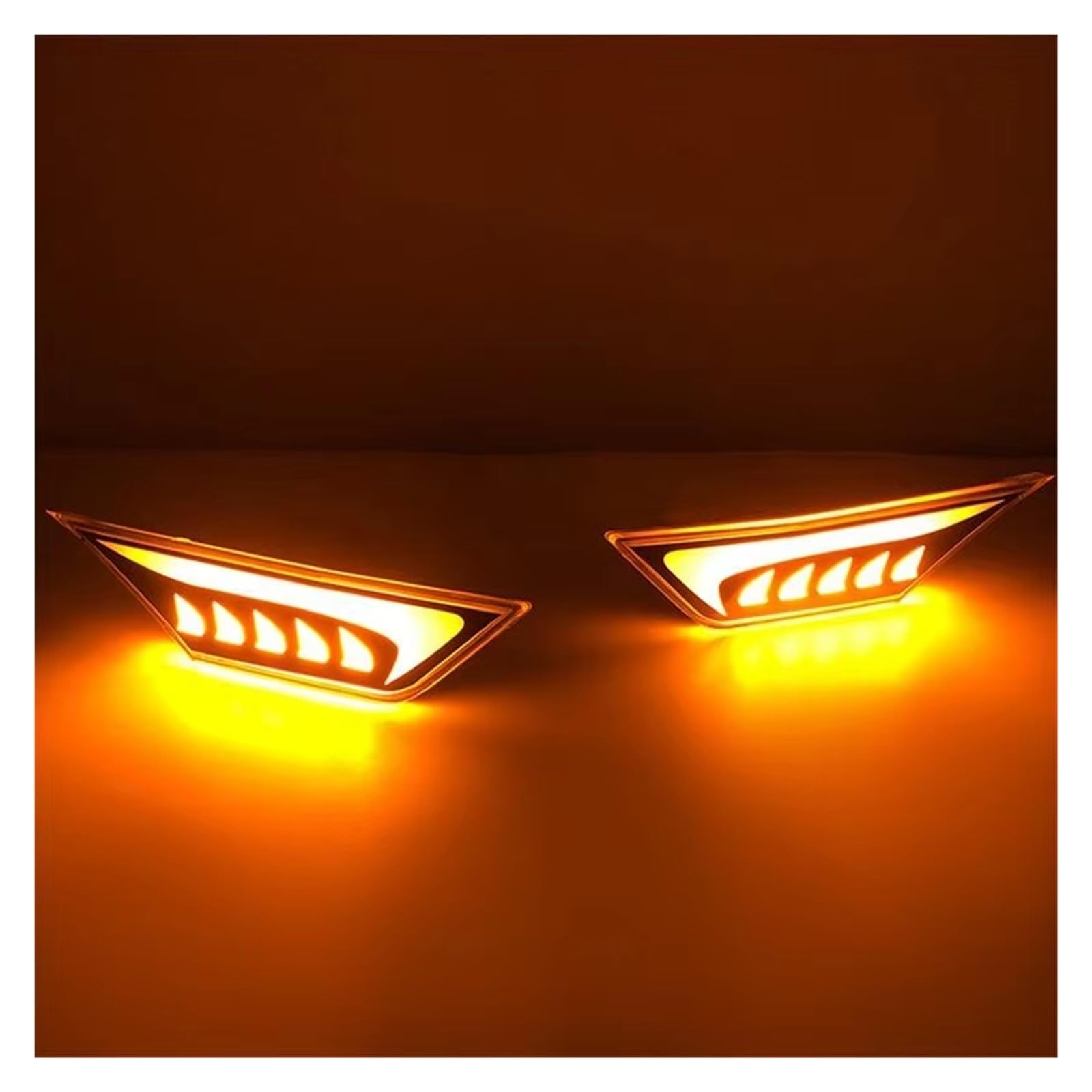 Fanale Freccia Auto Per Civic 2016-2021 1 Coppia Bianco Giallo Auto LED Indicatore Laterale Disabilita Luce Segnale Parafango Posizione Lampada Luce Freccia