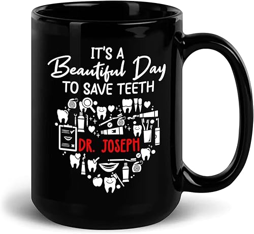 Miniatura 7 de El mejor regalo para dentista, regalo personalizado para dentista, apreciación del dentista, taza de oficina dental, taza de odontología, regalo de